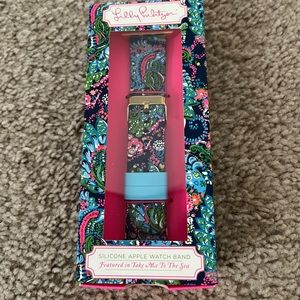 Lilly Pulitzer Take me to the Sea brand new in box Apple Watch band